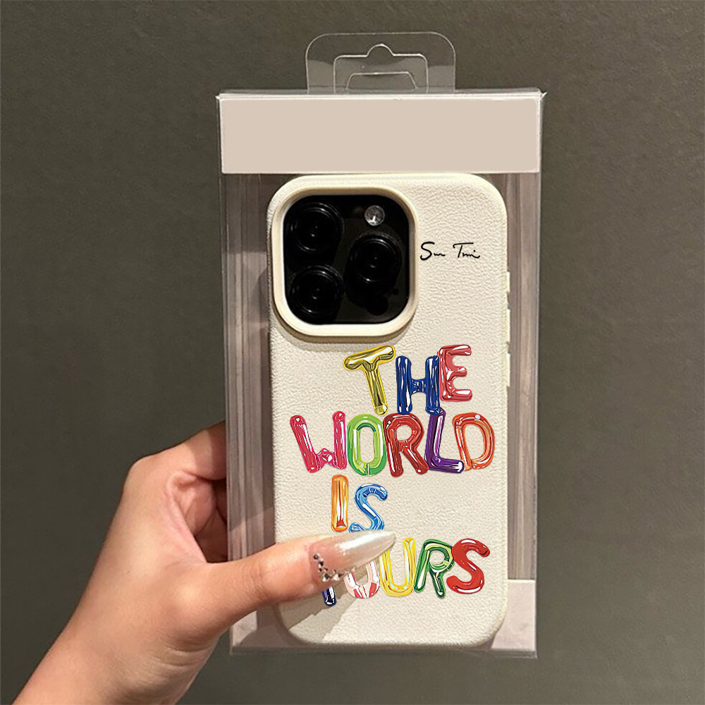 3D Printing Iphone - World Is Yours Text Art Print