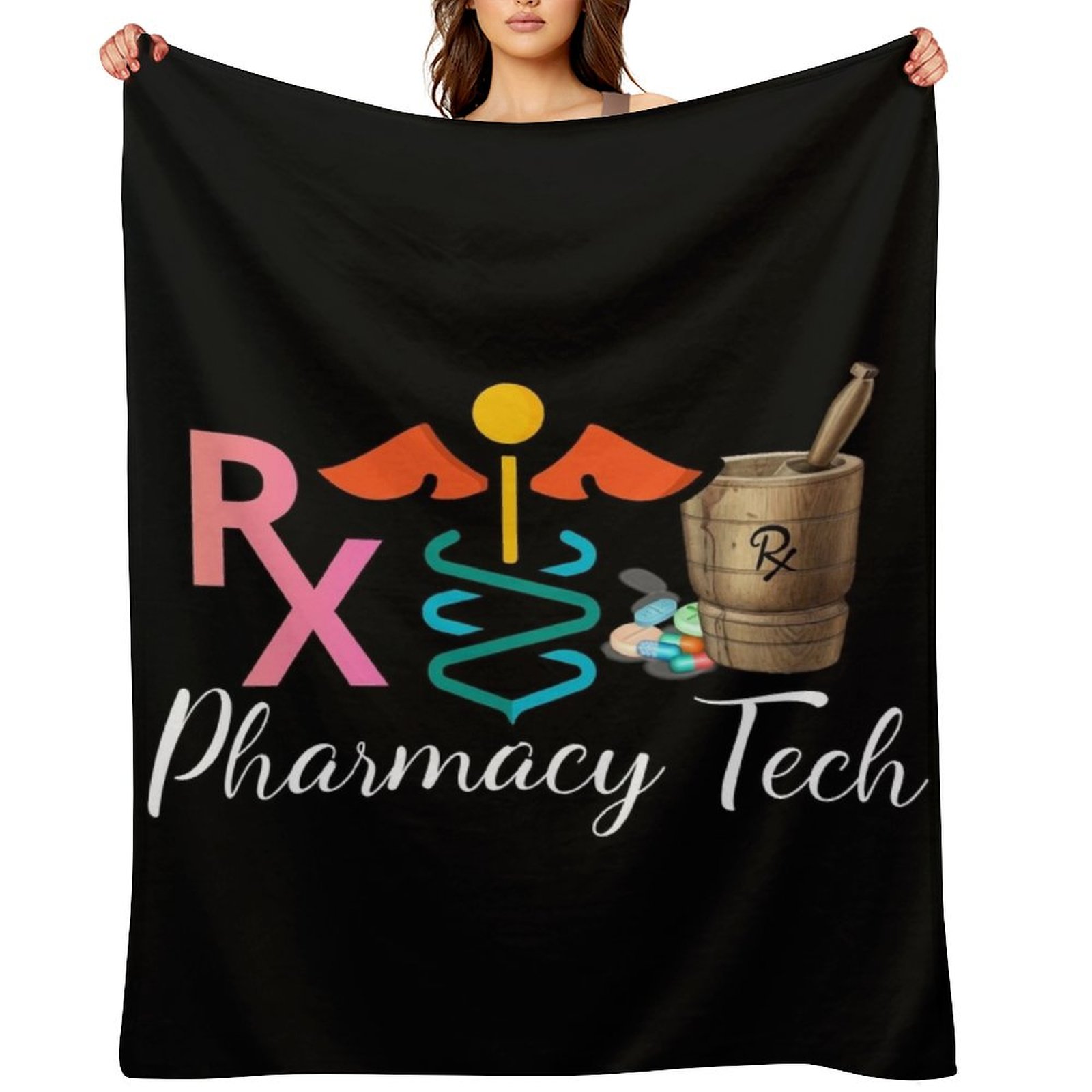 3D Printing In Pharmacy - Pharmacy Tech Medicine Pharmacy Technician Throw