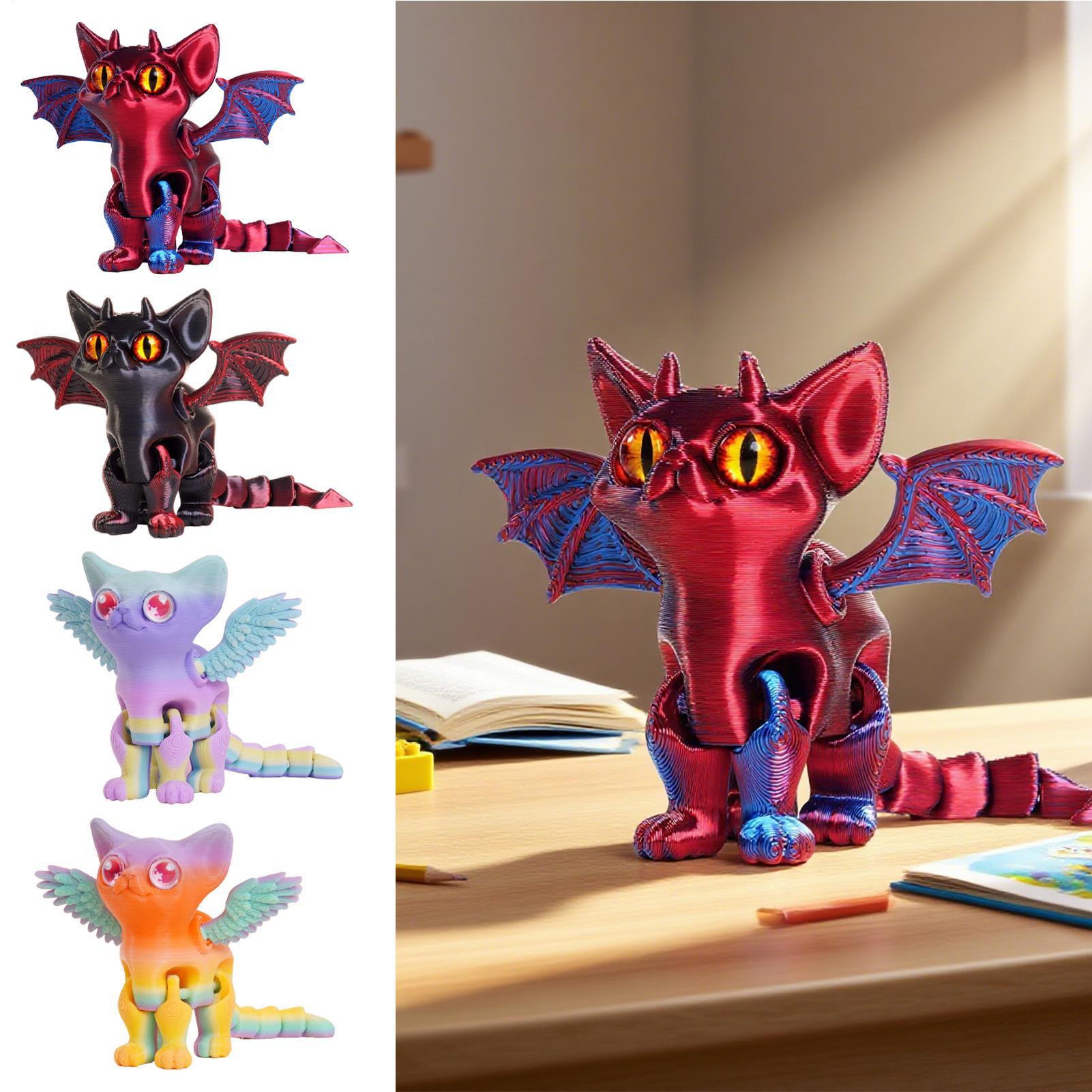 3D Printing Drawing - 3D Printing Animal 3D Printing Cat