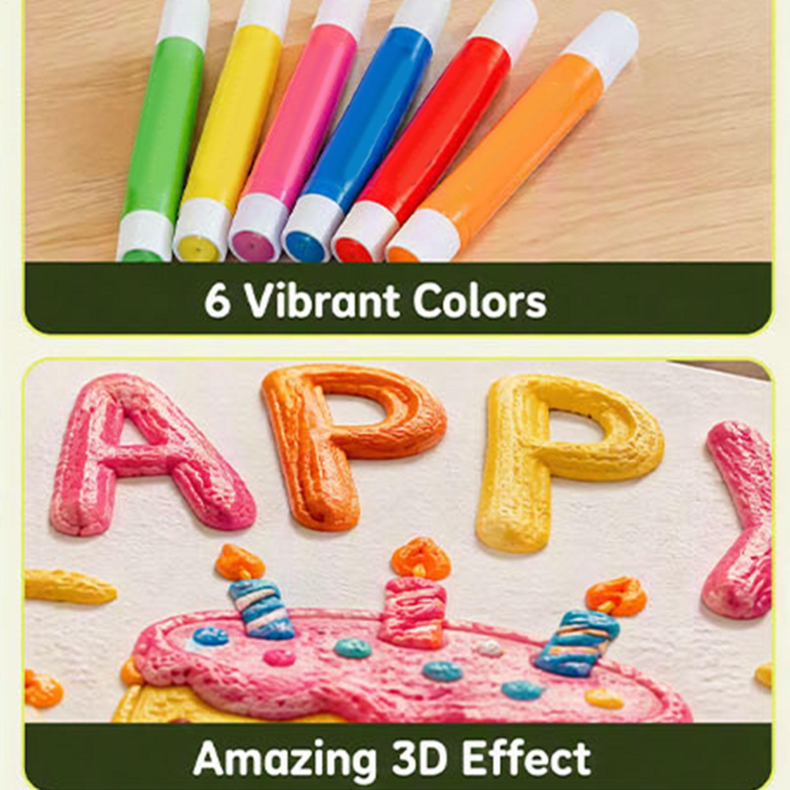 3D Printing Drawing - Popcorn Bubble Pen DIY Cotton 3D