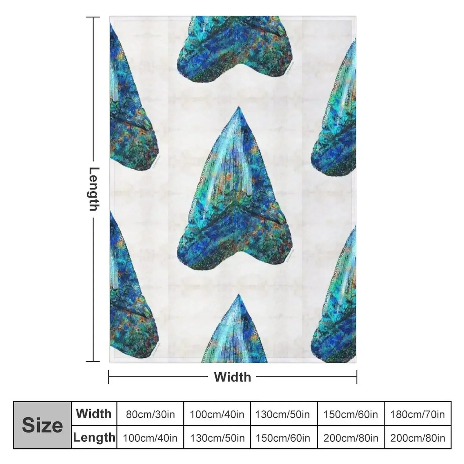 Blue Shark Tooth Art by Sharon - đánh giá và giá 3D Printing Tooth