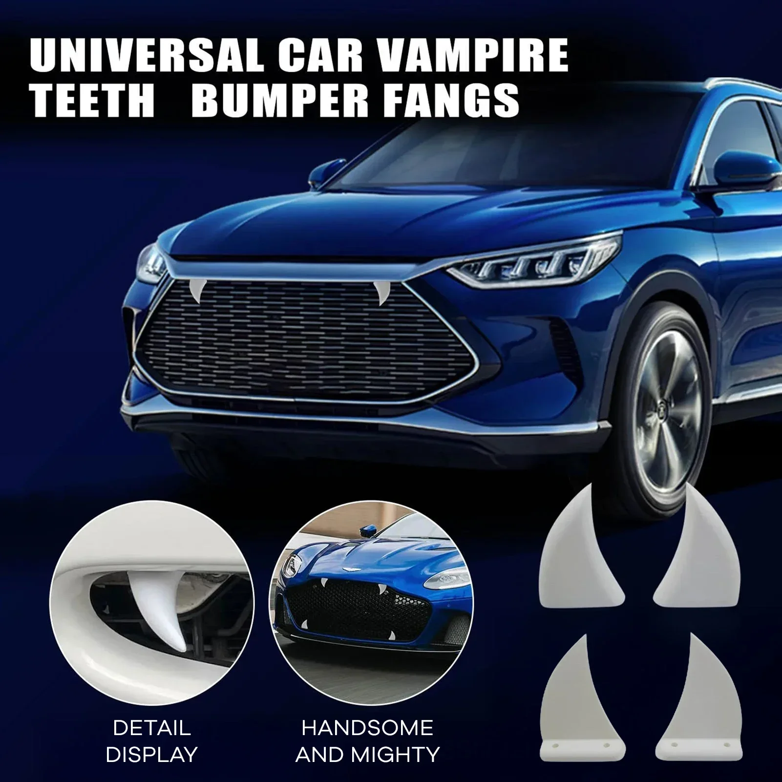 Car Front Grille Teeth Decor 3 - đánh giá và giá 3D Printing Tooth