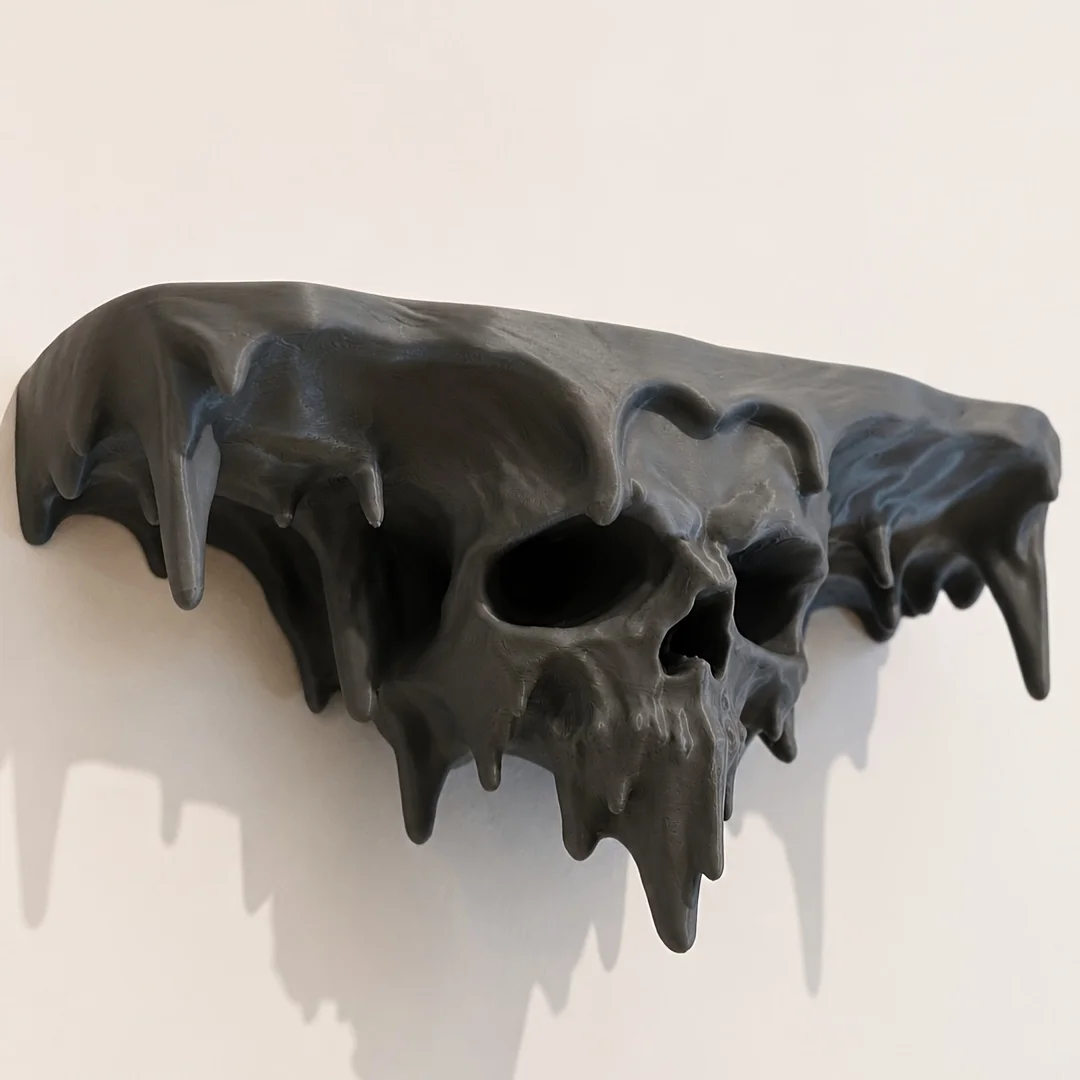 New 3D-Printed Melting Skull F - đánh giá và giá 3D Printing Drawing