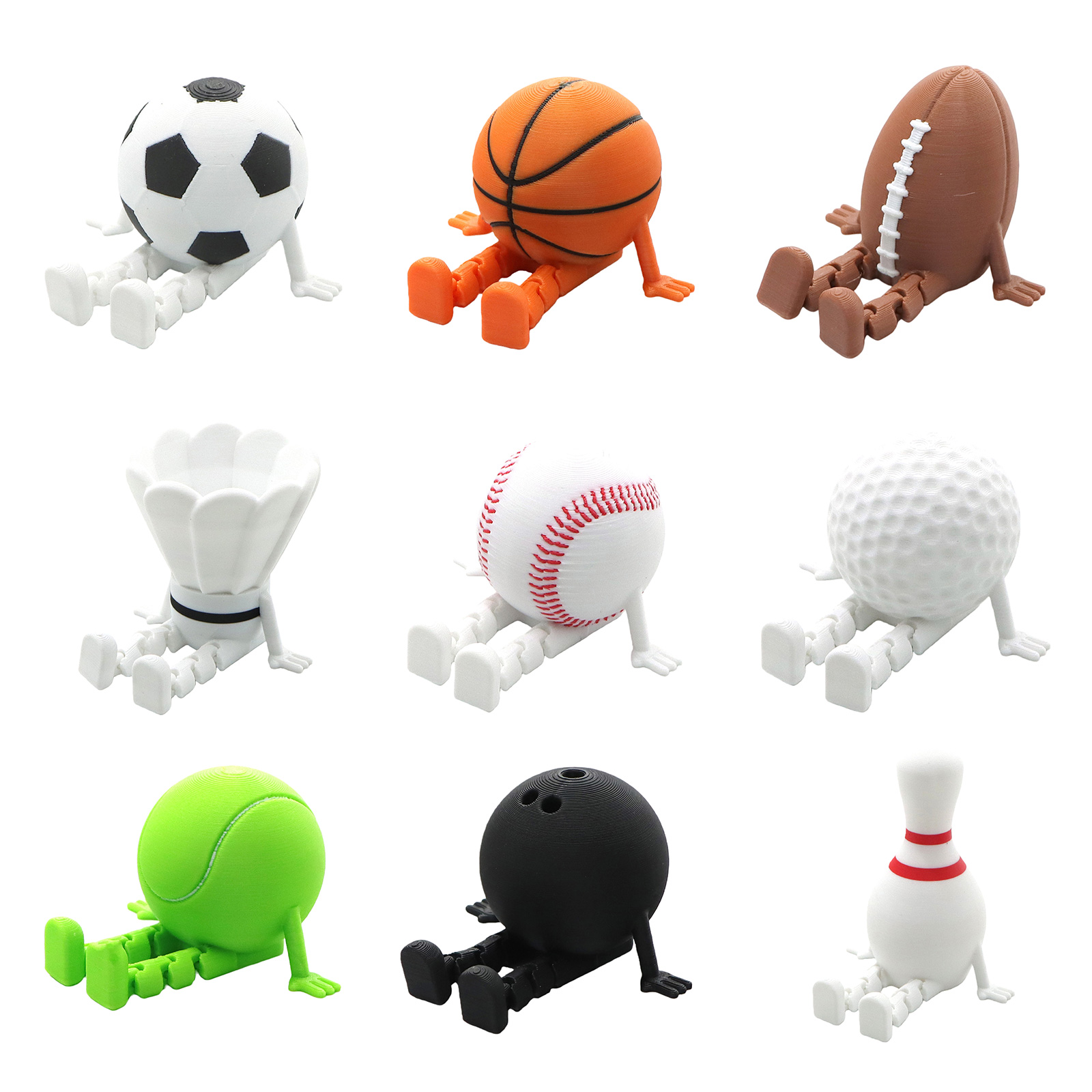 Sports Ball Buddies 3D Printed - đánh giá và giá 3D Printing Use