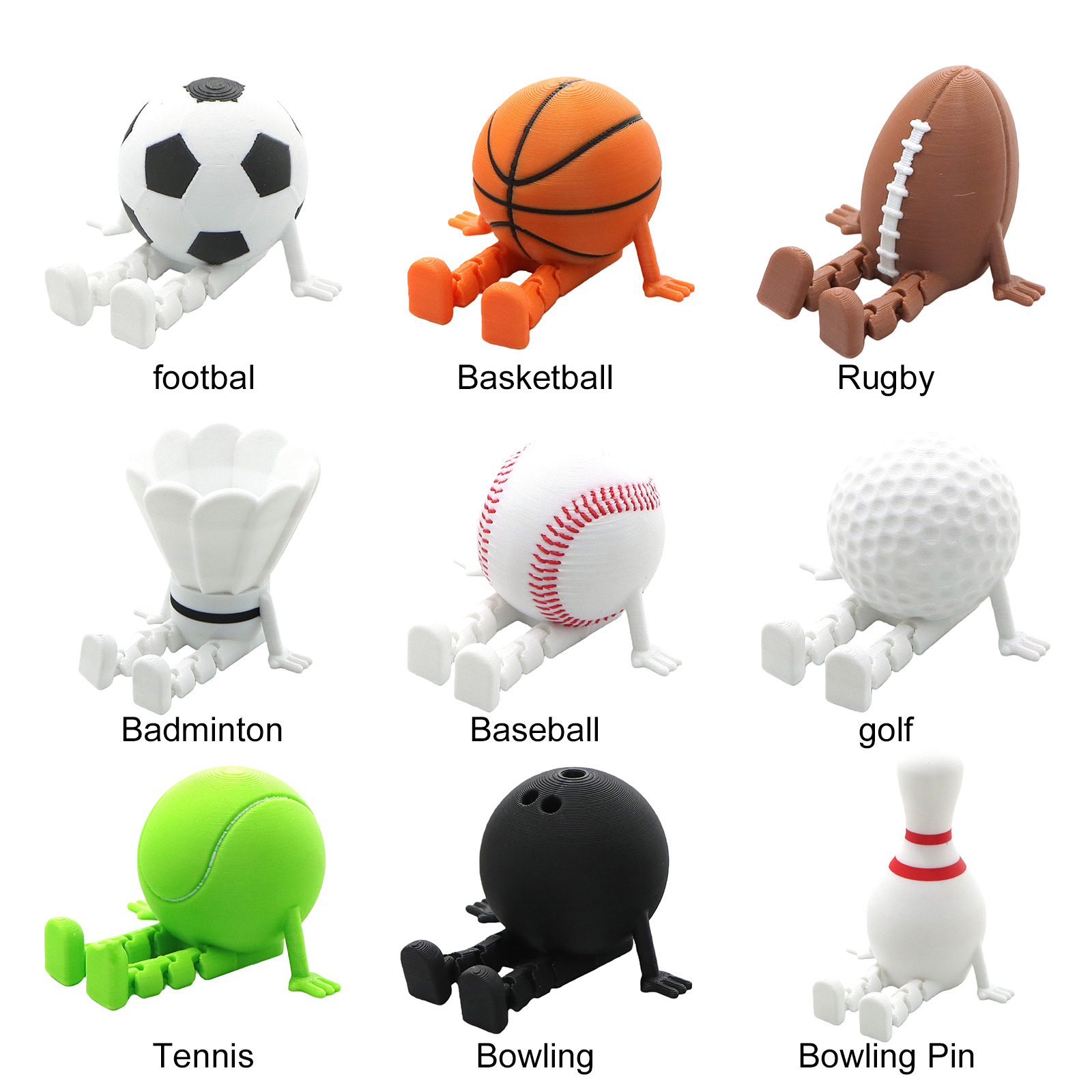 Sports Ball Buddies 3D Printed - đánh giá và giá 3D Printing Use