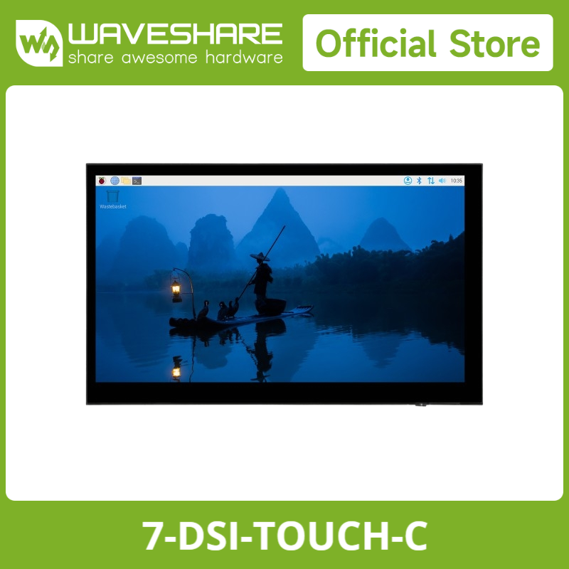 Waveshare 7inch DSI Capacitive - đánh giá và giá Raspberry Pi 3D Print