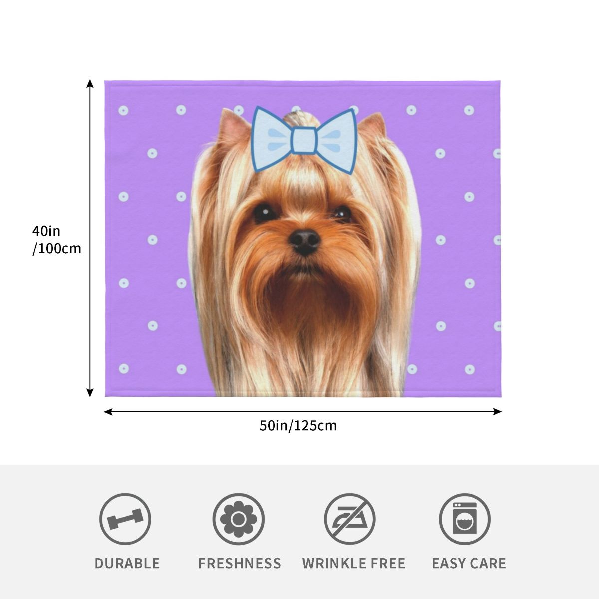 Cute purple yorkshire Throw Bl - đánh giá và giá 3D Printing Yorkshire