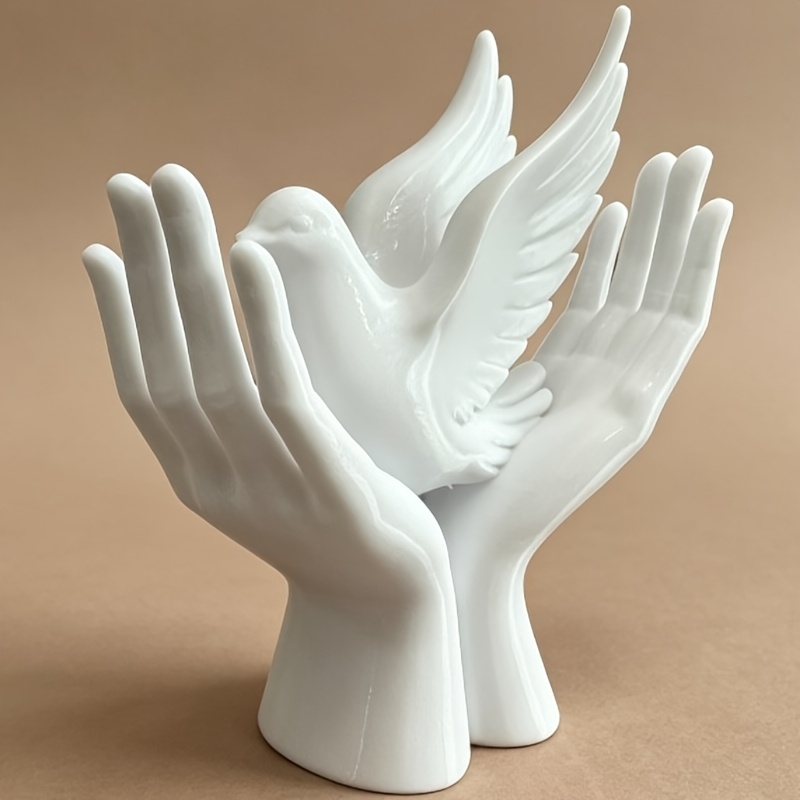 1-Piece Peace Hand Statue with - đánh giá và giá 3D Printing Drawing