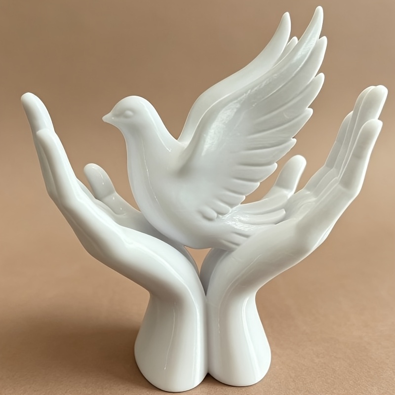 1-Piece Peace Hand Statue with - đánh giá và giá 3D Printing Drawing
