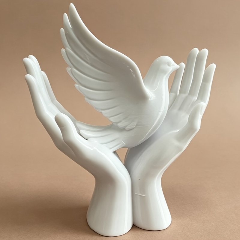 1-Piece Peace Hand Statue with - đánh giá và giá 3D Printing Drawing
