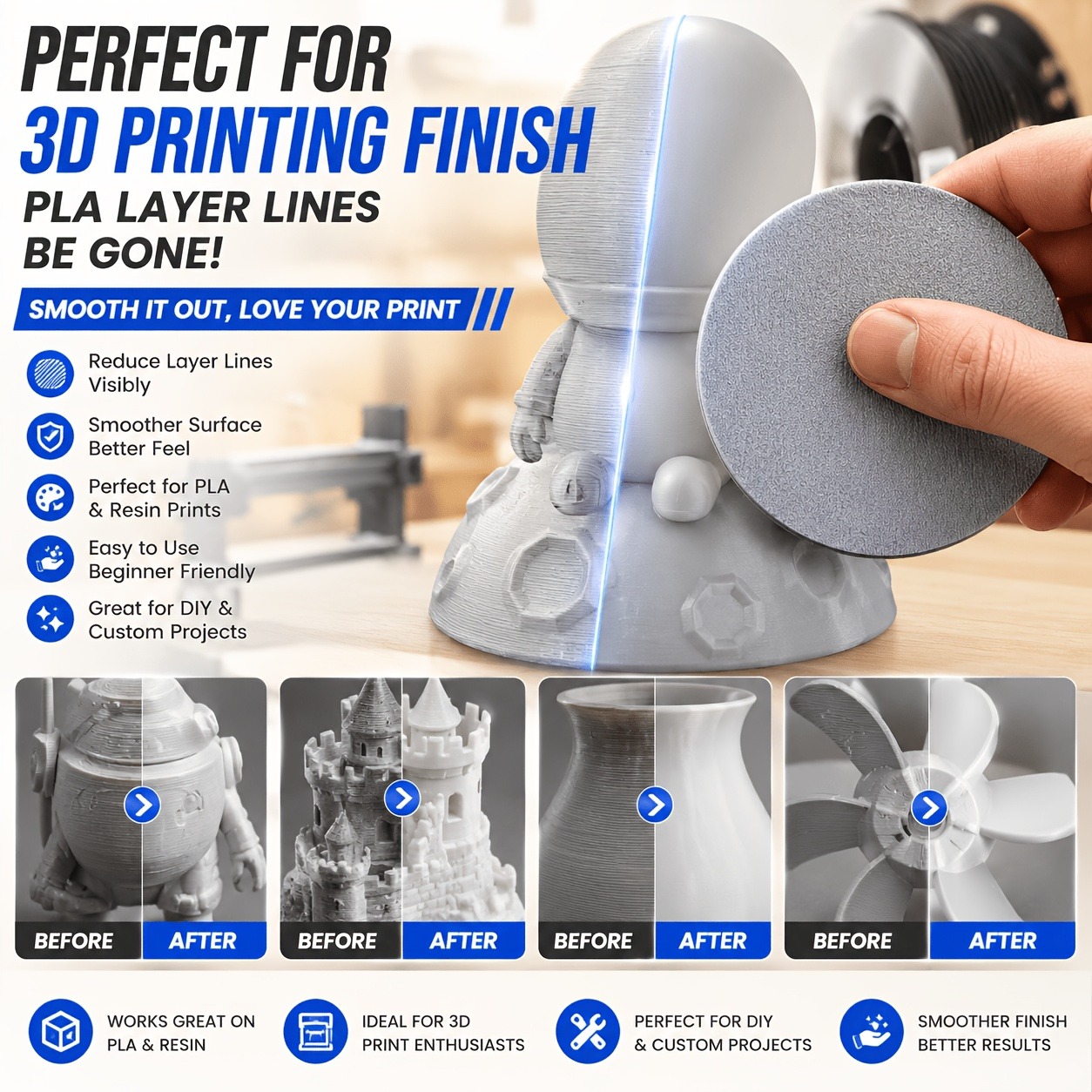 3D Printing Resin Polishing Di - đánh giá và giá 3D Print Isopropyl Alcohol