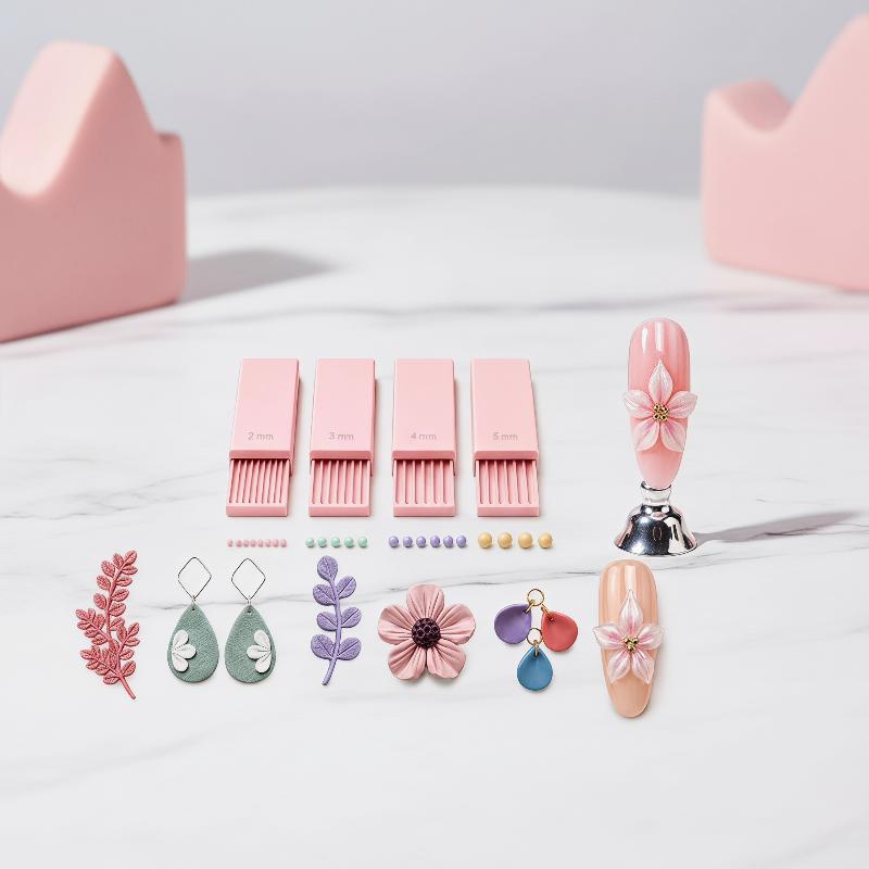 Nail Art Bead Roller 4PCS Set  - đánh giá và giá 3D Printing Use