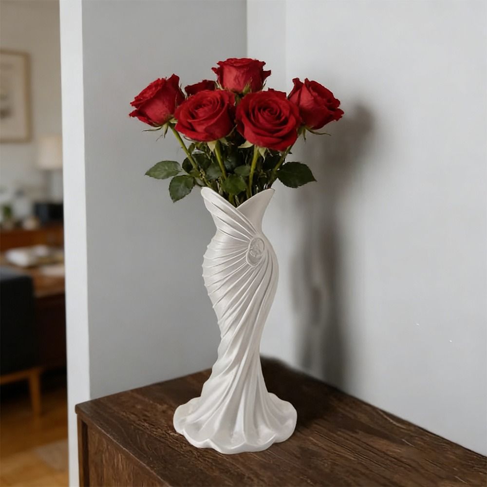 Gown-Shaped 3D Printed Flower  - đánh giá và giá 3D Printing Vase