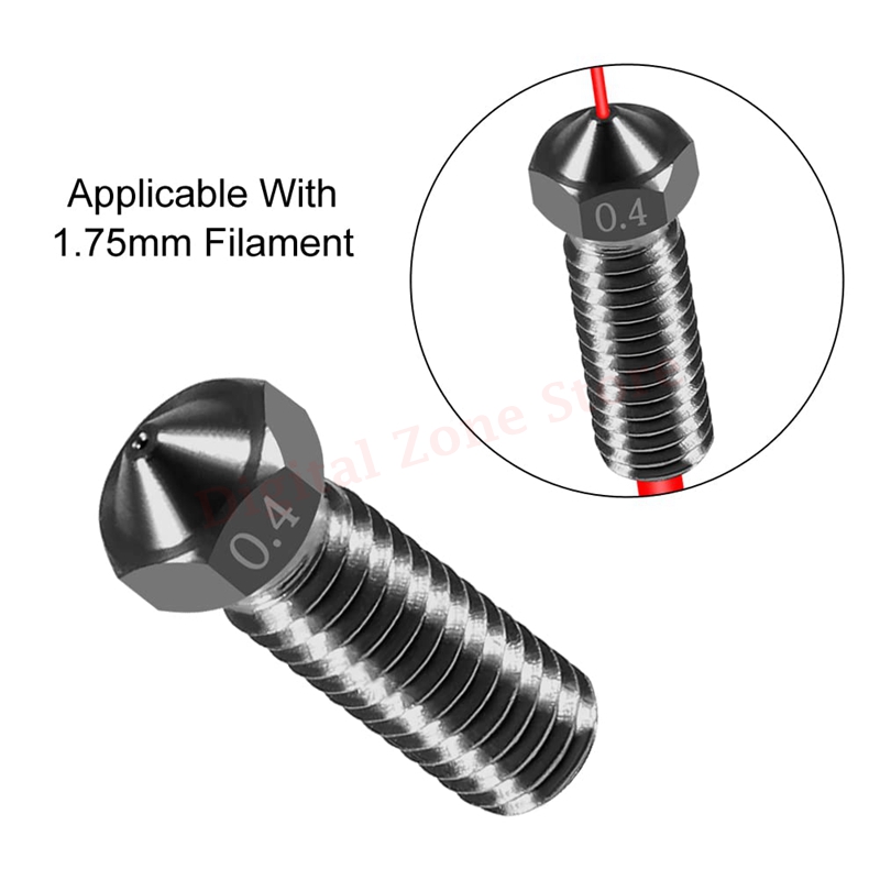 10pcs V6 Hardened Steel Volcan - đánh giá và giá 3D Printing Cnc