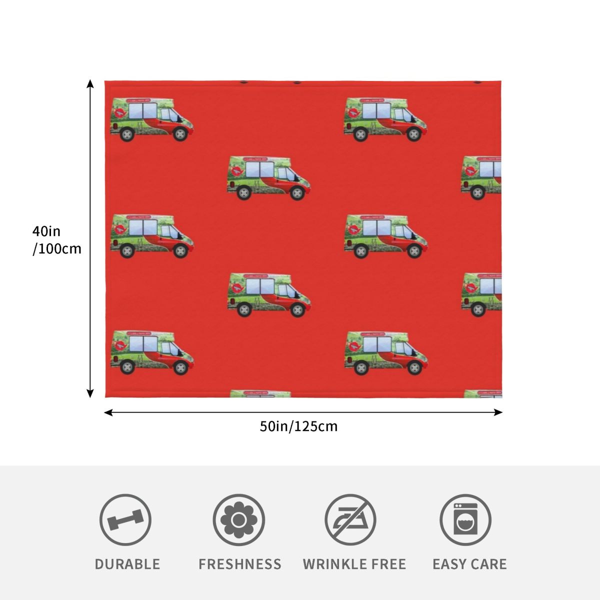 Yorkshire Tea Van Red Throw Bl - đánh giá và giá 3D Printing Yorkshire