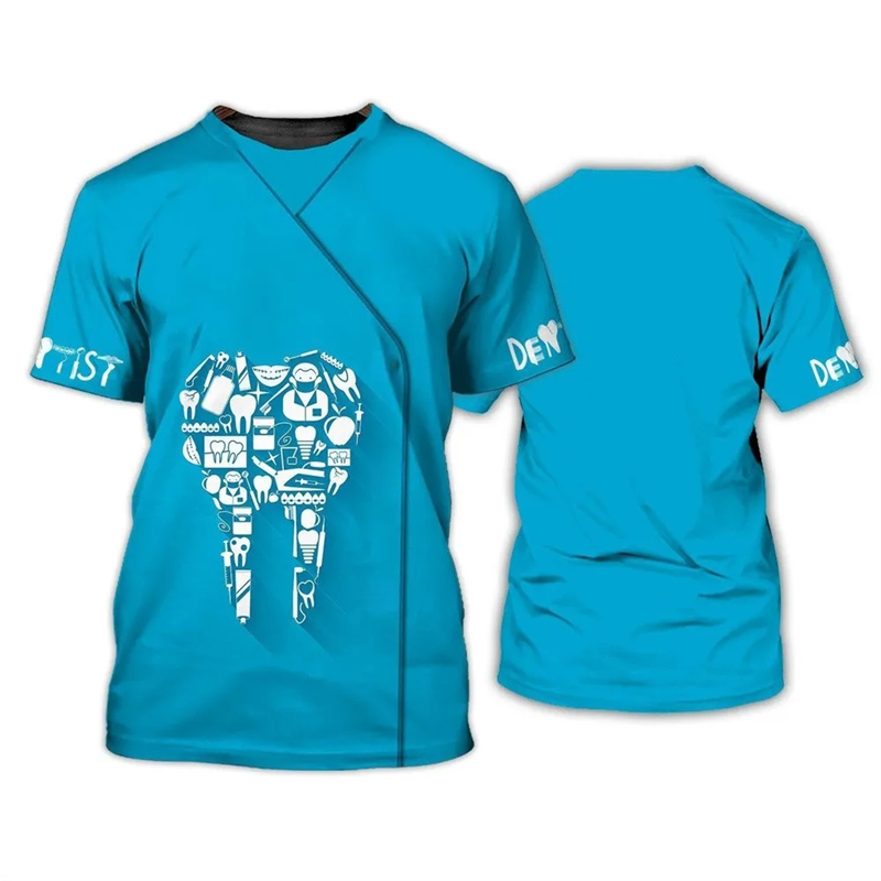 2024 Men's T-shirt Tooth 3d Pr - đánh giá và giá 3D Printing Tooth
