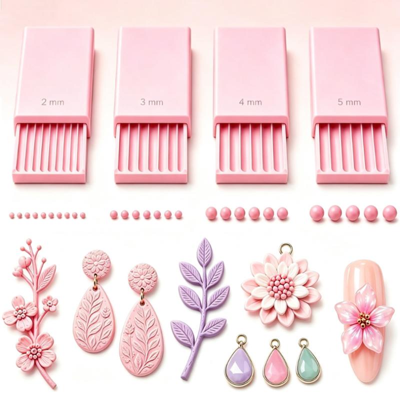 4Pcs 3D Printed Nail Art Bead  - đánh giá và giá 3D Printing Design Maker