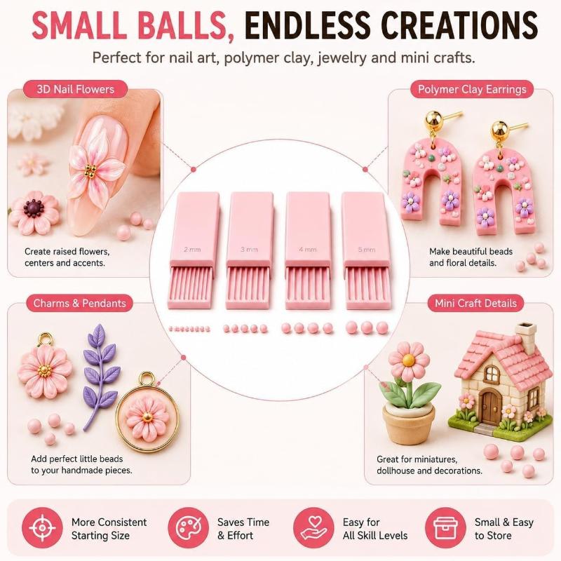 4Pcs 3D Printed Nail Art Bead  - đánh giá và giá 3D Printing Design Maker