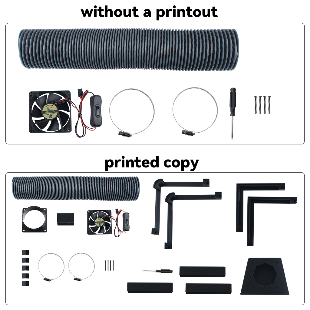 External Exhaust Fan Kit for B - đánh giá và giá 3D Printing Laboratory