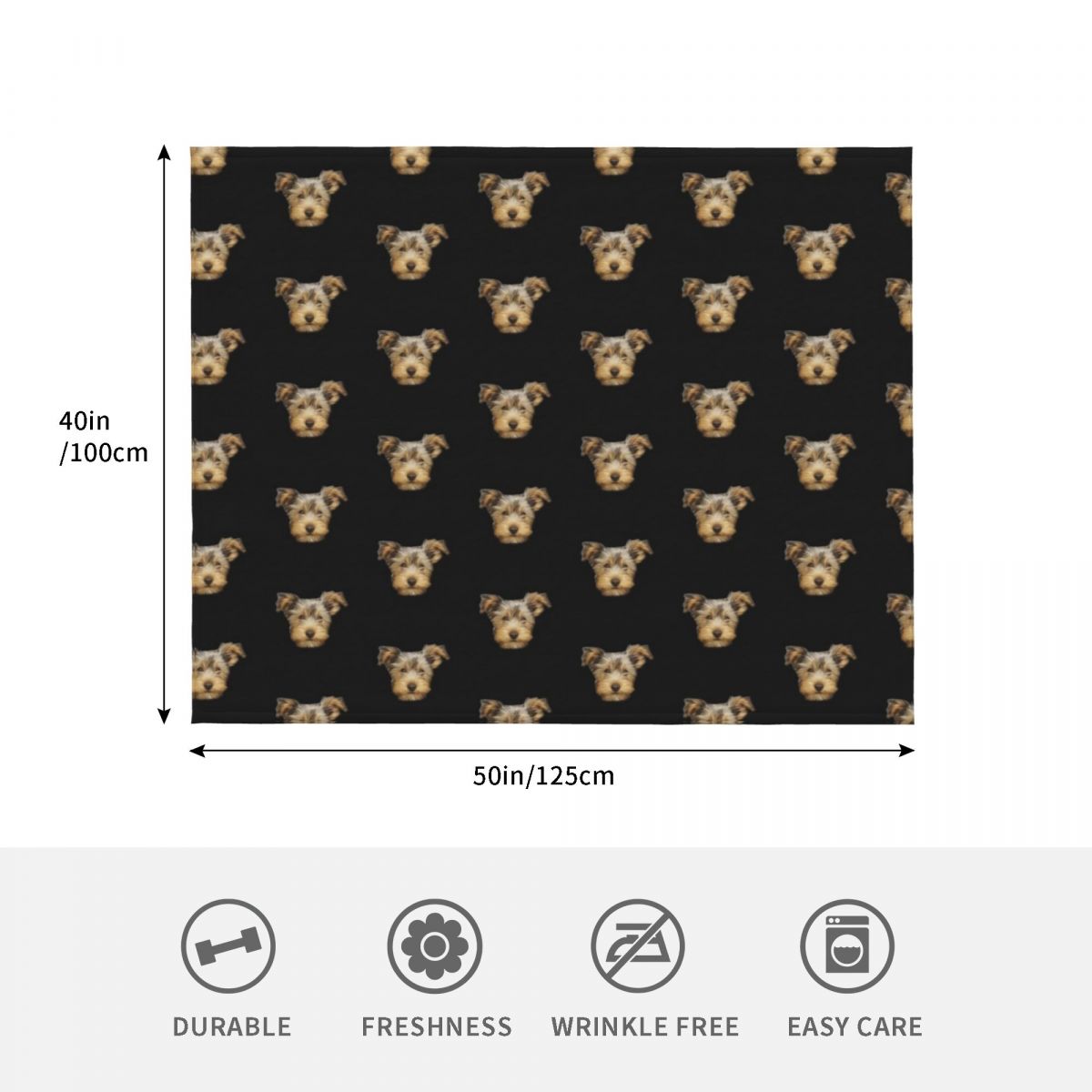 yorkshire terrier Throw Blanke - đánh giá và giá 3D Printing Yorkshire