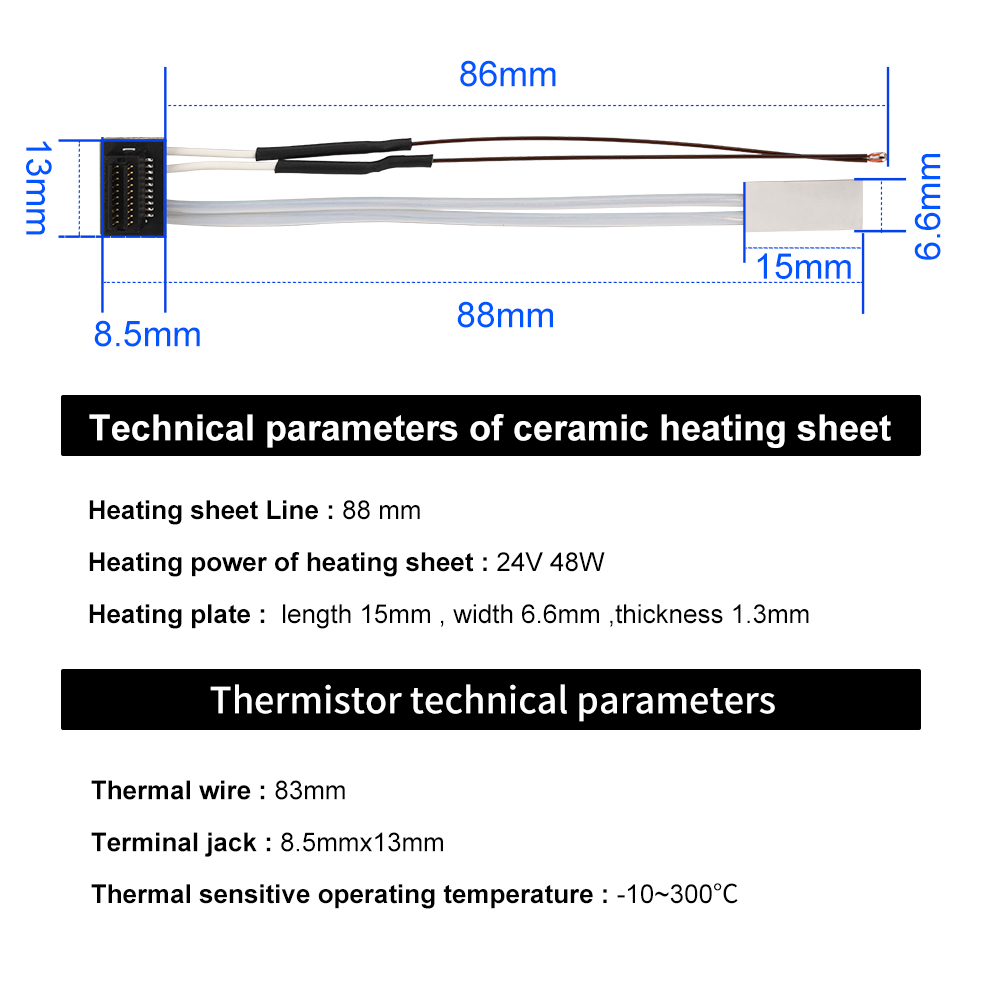 For Bambu Lab P1S P1P Thermist - đánh giá và giá 3D Printing Laboratory