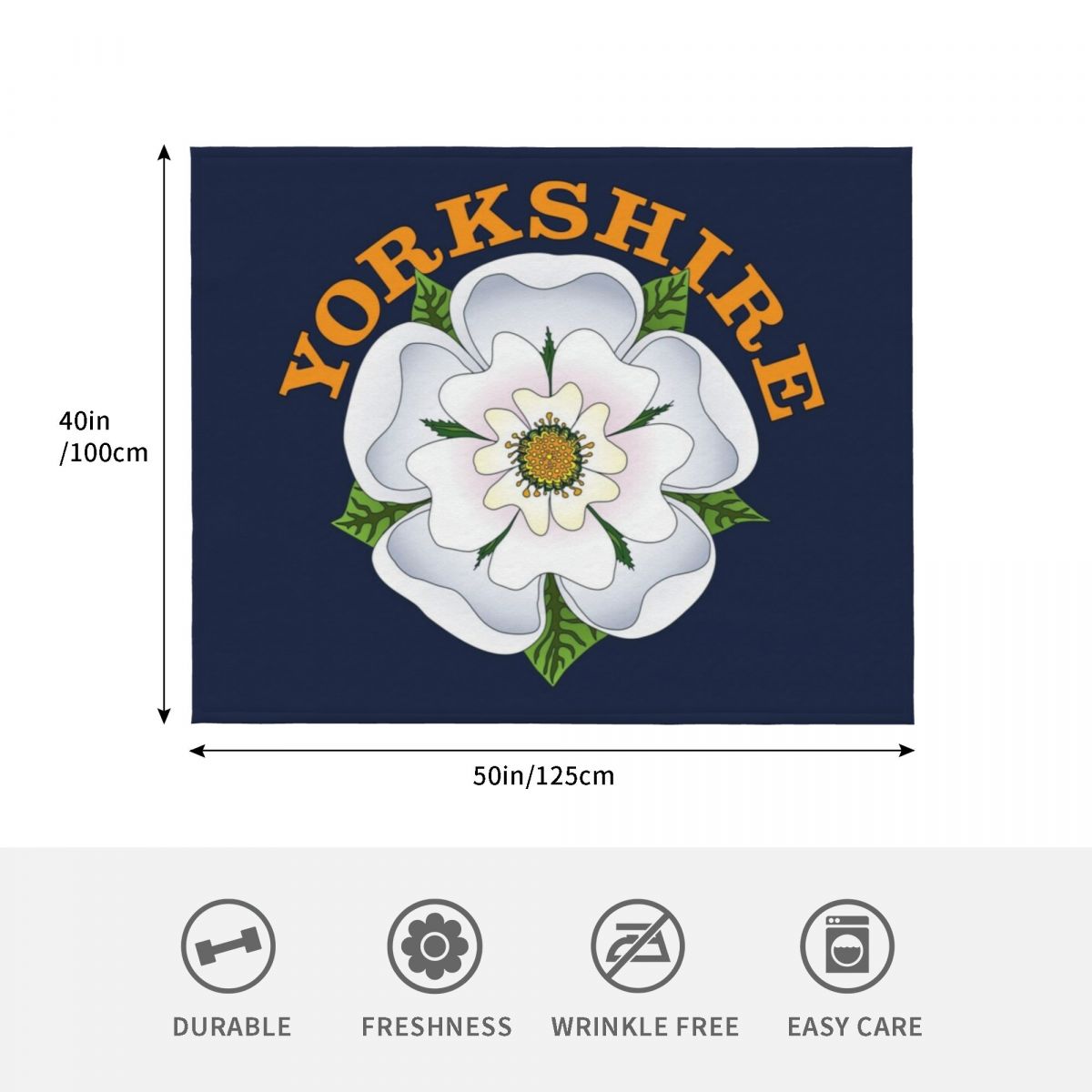 White Rose of Yorkshire Throw  - đánh giá và giá 3D Printing Yorkshire