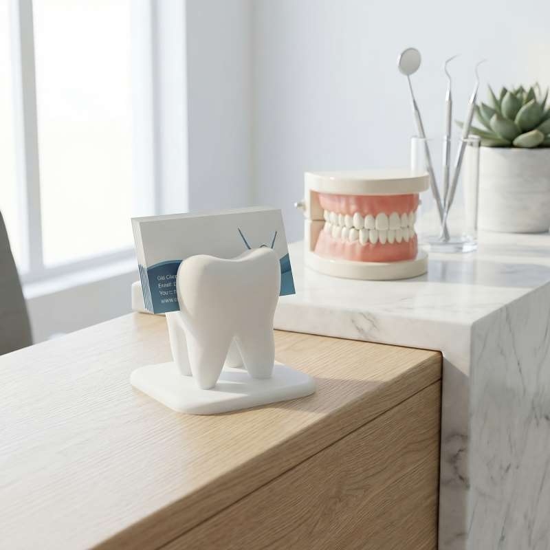 3D Printed Tooth Shaped Busine - đánh giá và giá 3D Printing Tooth