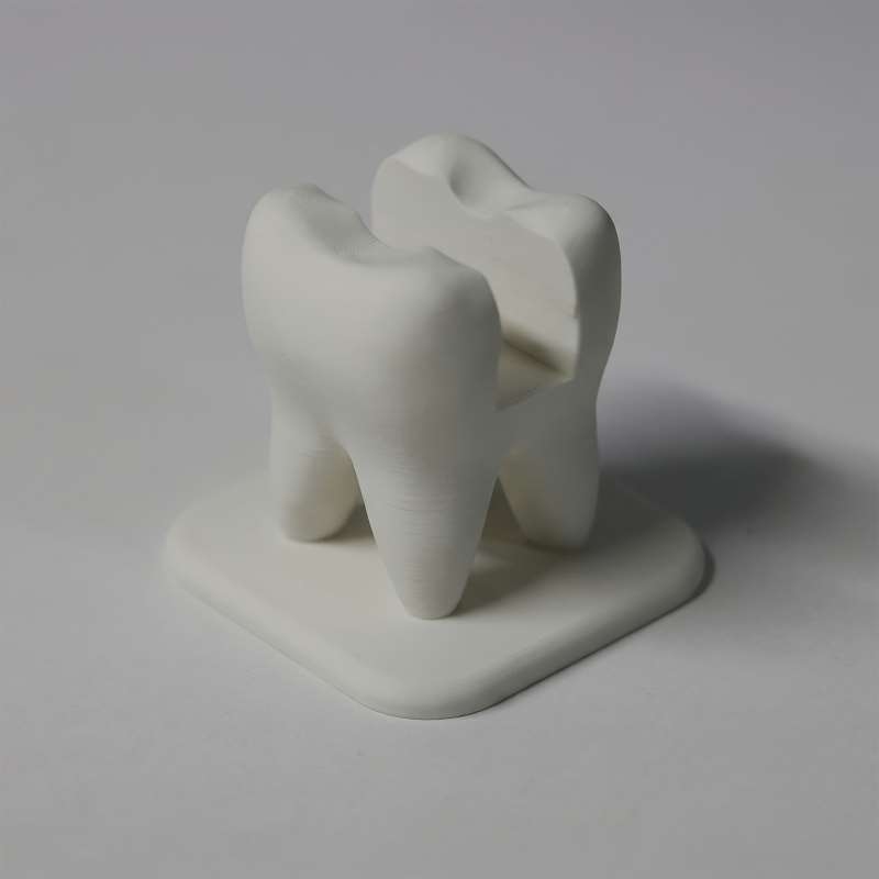 3D Printed Tooth Shaped Busine - đánh giá và giá 3D Printing Tooth