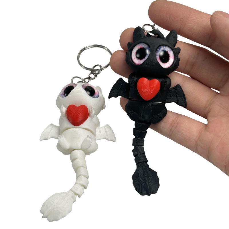 3D Printed Dragon Keychain wit - đánh giá và giá 3D Printing Tooth