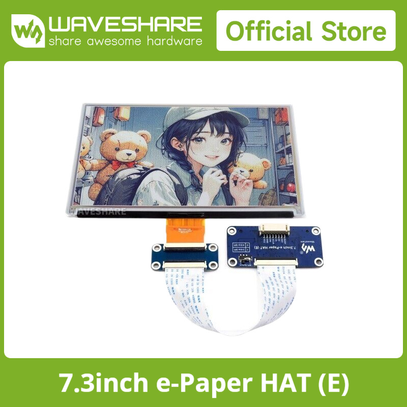 Waveshare 7.3inch 6-Color E-Pa - đánh giá và giá Raspberry Pi 3D Print